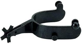 Weaver Leather 22 1/2 Degree Offset Bull Spurs Black