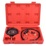 Senyar Vacuum Pressure Tester,Car Engine Vacuum Fuel Pump&Vacuum Tester Gauge Carburetor Pressure Diagnostics Leakage Tester (Copper+Rubber+Plastic)