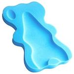 Infant Bath Sponge for Age 1-3Y Comfy Baby Bath Mat Skid Proof Newborn Bath Cushion (Blue)