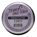 EBIN NEW YORK 24 Hour Edge Tamer - Extreme Firm Hold (4oz/ 120ml) - No Flaking, White Residue, Shine and Smooth texture with Argan Oil and Castor Oil