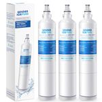 GOLDEN ICEPURE 5231JA2005A Replacement for LG LT600P, 3PACK, 469990, RFC1000A, WF300, FML-2 Refrigerator Water Filter 5231JA2006B, LFX25961SB, LSC27931ST, LFX25971ST, LRSC26925TT, LSC27990TT