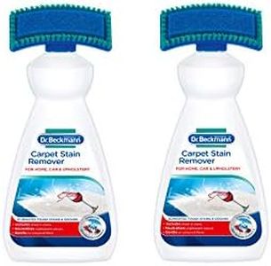 2 X Dr. Beckmann Carpet Stain Remover with Cleaning Applicator/Brush -650ml