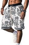 BOOMLEMON Men's Paisley Shorts Athl