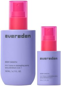 Evereden Kids Detangler & Mini Spray Set: 4-in-1 Leave-In Hair Spray Set | Detangle, & Support Any Hair Type | Travel-Ready | Clean & Vegan Kids Curly Hair Products | One for Home & One To-Go