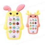 FunBlast Musical Phone for Kids – Cute Cartoon Mobile Phone, Toy Cellphone for Kids, Mobile Toy with Light & Sound, Battery Operated Toy, Kids Phones & Mobile Phones (Color and Design May Vary)