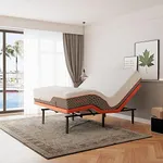 ESHINE Queen Adjustable Bed Frame -