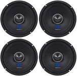 Rockville (4) RXM64 6.5" 600w 4 Ohm Mid-Range Drivers Car Speakers, Mid-Bass