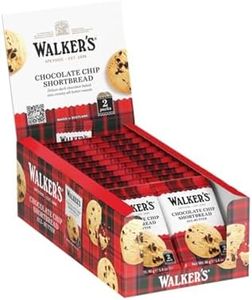 Walker's Shortbread Chocolate Chip Cookies, All-Butter Shortbread Cookies, 1.4 Oz Snack Packs (Pack of 20)