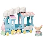 Calico Critters Floating Cloud Rainbow Train, Toy Vehicle Playset & 1 Collectible Figure