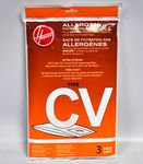 Hoover Type CV Allergen Filtration Synthetic Central Vacuum Cleaner Bags / 3 pack - Genuine OEM 401011CV w/Dust Seal