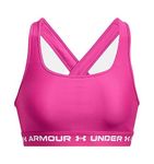 Under Armour UA Crossback Mid Bra, Pink, MD