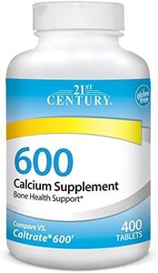 21st Century Calcium Supplement, 600 mg, 400 Count