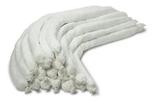 AABACO Oil Only Absorbent Socks – Snake to soak up Any Oil, Diesel, Fuel or Hydrocarbon Based fluids – Repels Water - 3” x 48” – Absorbing up to 10 Gallons – Clean Oil Spills (Pack of 20)