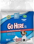 OUT! Go Here Absorbent Pet and Puppy Training Pads | 30 Pads