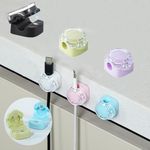 6 Colours Magnetic Cable Clips for Mobile Phone Charger Cables, USB Cables, Computer Power Cables, Strong Adhesive Hidden Cable Organizer, Cord Holder for Nightstand, Home, Office, Car