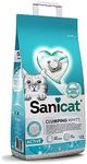Sanicat - White Ultra-Clumping Cat Litter - Marseille Soap Scented | Made from natural minerals with guaranteed odor control | Absorbs moisture and forms clumps for easy cleaning | 10 L capacity.