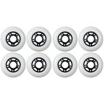 KSS Outdoor Asphalt Formula 89A Inline Skate X8 Wheels 80mm White