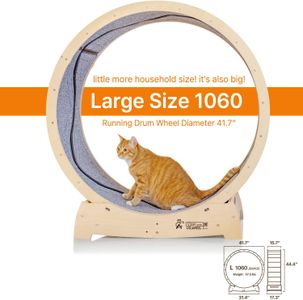 STAR CATWHEEL Cat Treadmill – 41.7in Exercise Wheel for Cats