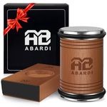 Abardi Rolling Knife Sharpener for Straight Edge, Knife Sharpening with Industry Diamonds Made Easy, Knife Sharpeners Kit with 15 & 20 Degree Magnetic Angle for Kitchen Knives