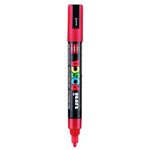 POSCA PC-5M Marker | 1.8-2.5 mm Bullet Shaped Tip (Red Ink)