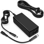 【2 in 1】 iXTRA Charger for Dell Laptop Charger, Portable 65W 45W AC Adapter for All Dell Inspiron, Latitude, Vostro Round Power Connector