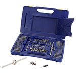 IRWIN Tools 76 Piece Machine Screw/Fractional/Metric Tap and Hex Die Super Set (26376)