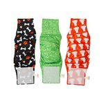 PETTING IS CARING Male Dog Wraps Washable & Reusable - Belly Band Dog Diapers Materials Durable Machine Washable Simple Solution for Pets Incontinence Long Travels - 3 Pack Set