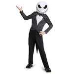 Disguise Costumes Jack Skellington Child Classic Nightmare Before Christmas Disney Costume, Small/4-6