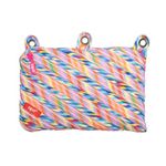 ZIPIT Colorz 3-Ring Pencil Case, Stripes