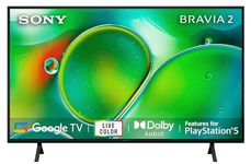 Sony BRAVIA 2 Series 108 cm (43 inches) 4K Ultra HD Smart LED Google TV K-43S25 (Black)