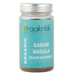 Praakritik Organic Garam Masala, Organic Healthy Spices, Daily Use Garam Masala, Authentic Sahi Masala, No Added Preservatives and Colours, 100 Grams