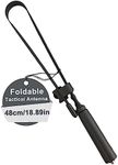 BAOFENG UV-5R Foldable Tactical Antenna for GMRS Two Way Radio 48cm/18.8inch Dual Band VHF UHF SMA-Female Long Range Portable Compatible with BF-F8HP UV-82HP DM-1701 (1pack)