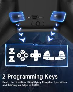 EasySMX X15 Wireless PC Game Controller – Hall Joysticks, Bluetooth, Windows/Android/Switch Compatible