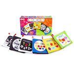 abeec Soft Books for Babies - Baby Books 0-6 months - Set of 6 Soft Book Sensory Set - 3 Colour and 3 Black & White - Ideal Baby Gift