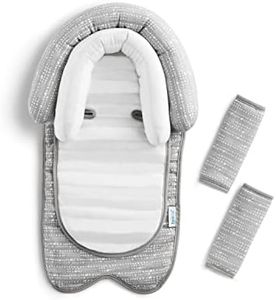 Munchkin® Brica® XtraGuard™ Head Support & Strap Cover for Baby Car Seats with Silver-Ion Technology, Dots