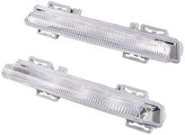 Anzios OE Replacement For Mercedes C E SLK Class W204 W212 R172 Xenon White LED DRL Daytime Running Light Fog Driving Lamp Fits OE A2049068900, A2049069000