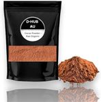 (250g) Organic Cacao powder | Raw Cacao powder for baking, Cooking & Brewing Non-alkalised, Unprocessed Cacao powder, The naturally Tart Cacao flavour is ideal for Desserts, Smoothies & Tea.