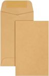 Quality Park #3 Coin and Small Parts Envelopes Gummed, Brown Kraft, 2.5x4.25, 500 per Box (50262)