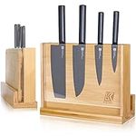 Magnetic Knife Block,Bamboo Knife B