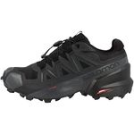 Salomon Women's Speedcross Gore-tex Trail Running, Black Black Phantom, 7 UK