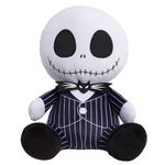 Disney Tim Burton’s The Nightmare Before Christmas Jack Skellington Comfort Weighted Plush, Officially Licensed Kids Toys for Ages 3 Up, Gifts and Presents