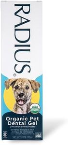 RADIUS USDA Organic Canine Pet Toothpaste 1 Unit, 3 oz, Non Toxic Toothpaste for Dogs, Designed to Clean Teeth and Help Prevent Tartar and Remove Plaque, Xylitol Free