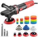 AOBEN Mini 1"-4" Rotary Car Buffer Polisher or Auto Detailing, Boat Sanding | 1", 2", 3" & 4" Polishing Pads with Extension Shafts for Auto Detailing, Headlights, Wheels, Paint Waxing and Tight Areas