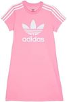 adidas Originals Girl's Adicolor Dress (Toddler/Little Kids/Big Kids), Bliss Pink, X-Large