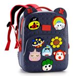 FunBlast Bagpack for Children - Bag for Pre-Schoolers Kids, Small Picnic Bag for Baby, Boys, Girls, Lightweight Miniature Bags for Kids, Boys, Girls (33.2 X 24.8 X 20 Cm) (Blue)