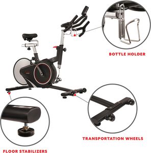 Sunny Health Fitness Magnetic Cycling Bike – Indoor Stationary Exercise