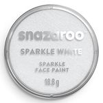 Snazaroo Sparkle Face Paint, 18ml, Sparkle White