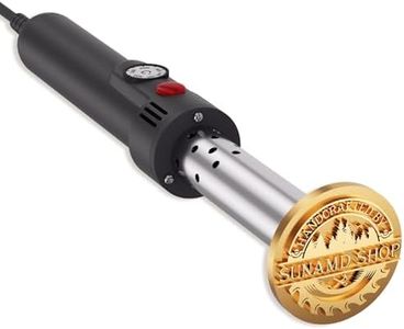 Sunamd Custom Electric Branding Iron for Wood, Temperature-Controlled Wood Branding Iron Personalized Logo Stamp for Your Crafts, Wood Burning Stamp for Leather Food, Woodworking & Wedding Gifts(2.5")