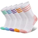 Cooplus Womens Athletic Crew Socks 