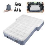 GOTIDY Car Air Mattress with One-Click Rechargeable Air Pump, SUV Air Mattress, 10" Ultra-Thick, Portable, Built-in Pump, for Jeep JK JL JKU JLU Unlimited 4 Door, Camping, Skin-Friendly